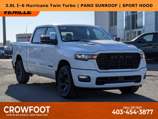 2026 RAM 1500 Sport - 3.92 Rear Axle Ratio - Anti Spin Rear Diff -  Hood - Panoramic Sunroof & Tons More!