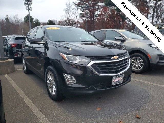 Used 2020 Chevrolet Equinox LT with VIN 2GNAXUEV1L6203106 for sale in Wakefield, MA