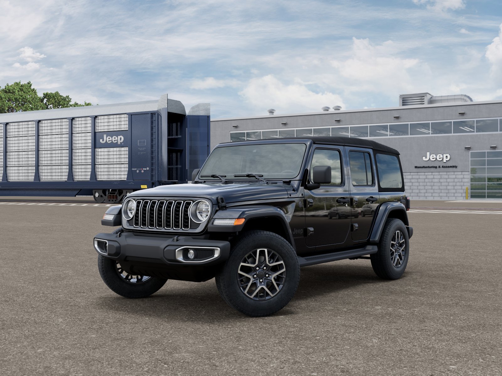 New 2027 Black Clearcoat Jeep Sahara image 2