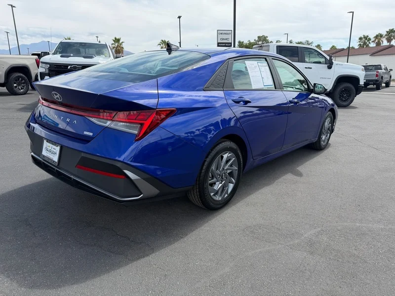 Used 2025 Intense Blue Hyundai Blue image 3
