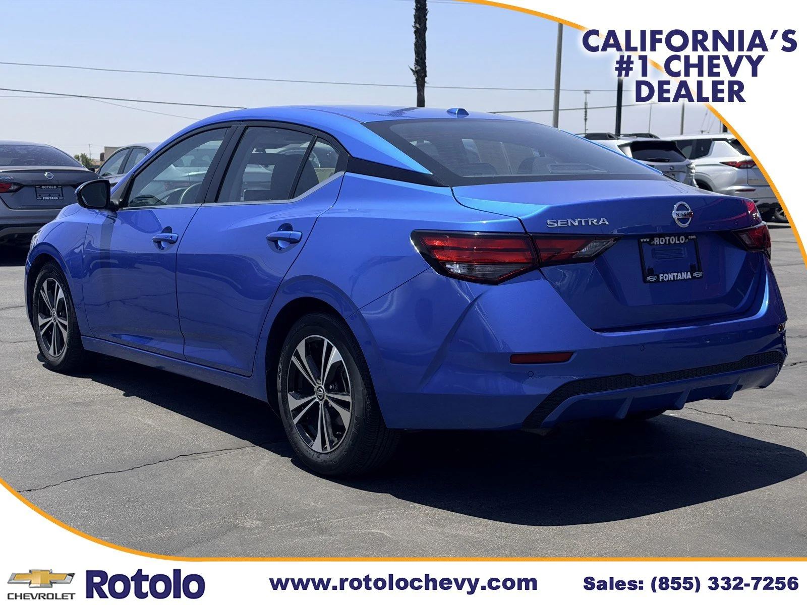Used 2023 Electric Blue Metallic Nissan SV image 4