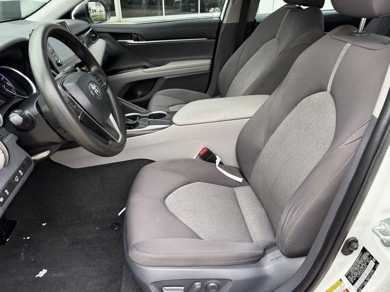 Used 2021 Super White Toyota LE image 16