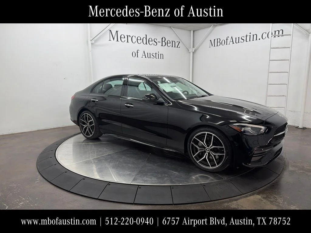 New 2026 Black Mercedes-Benz C 300 image 1