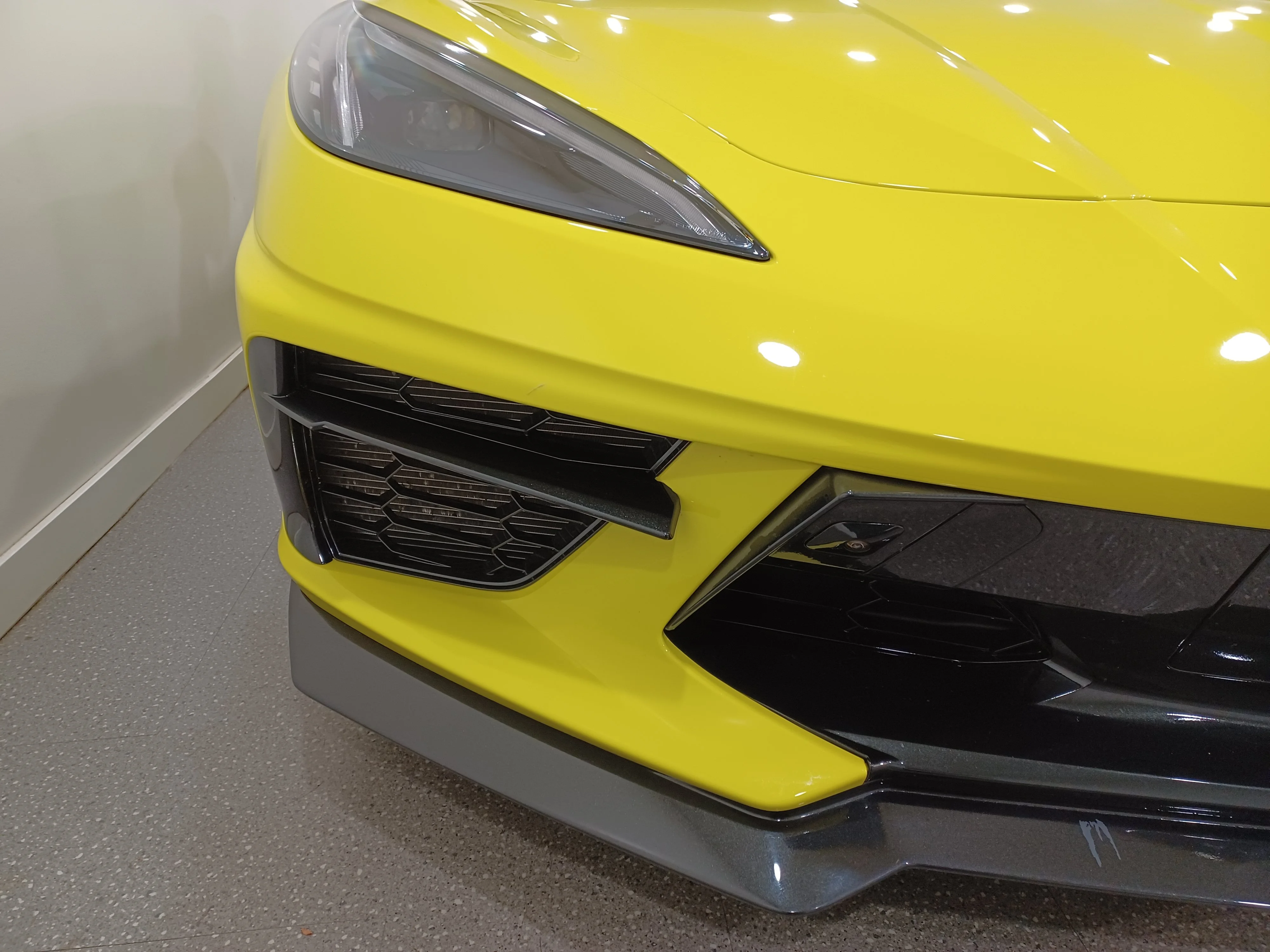 Used 2021 Accelerate Yellow Metallic Chevrolet Stingray Convertible 3LT*495HP!! | 6.2L V8 | Power Roof | Nav | Cooled Leather | Htd Wheel | Bose image 4