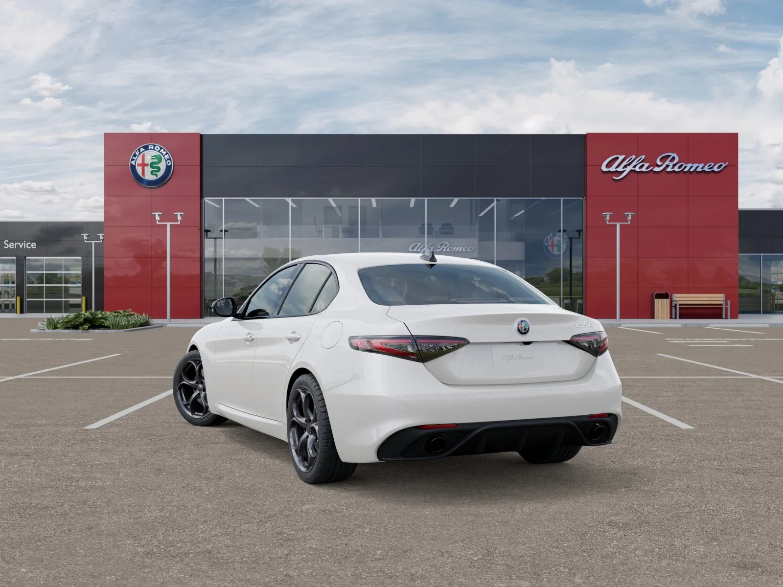 New 2025 Milano White Exterior Paint Alfa Romeo Base image 30