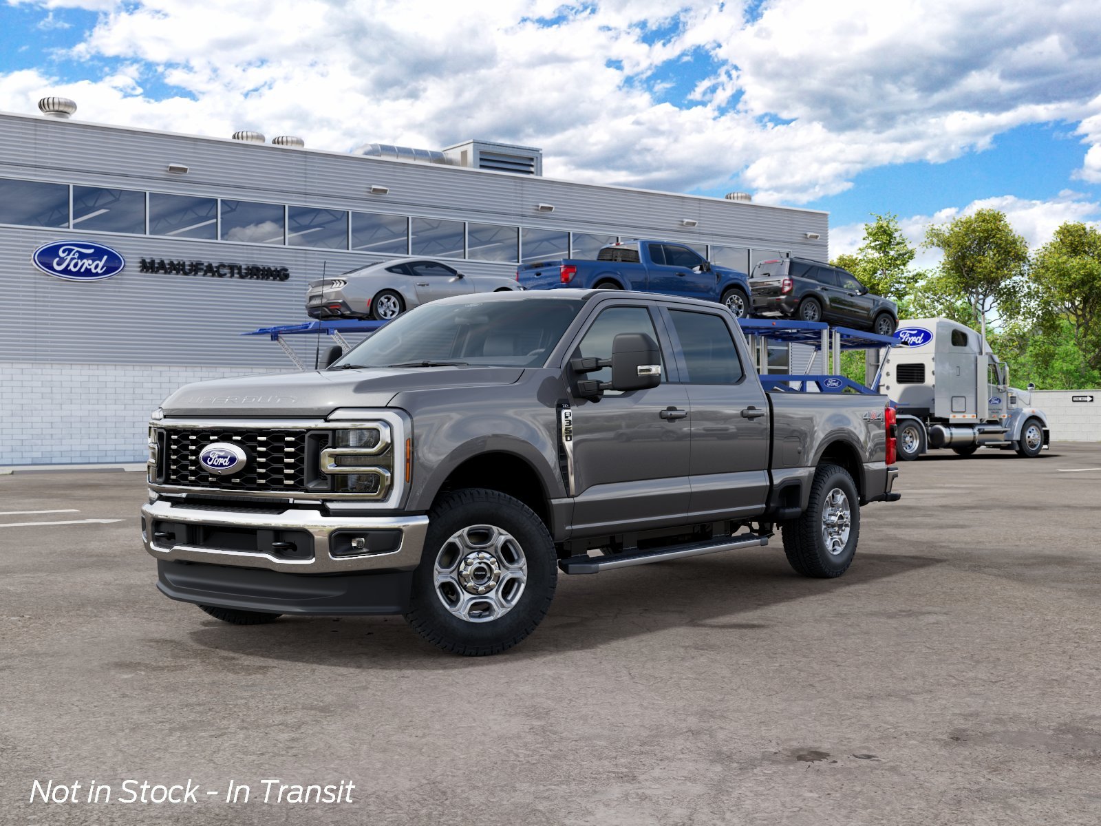 New 2027 Carbonized Gray Metallic Ford F-350® XLT image 2