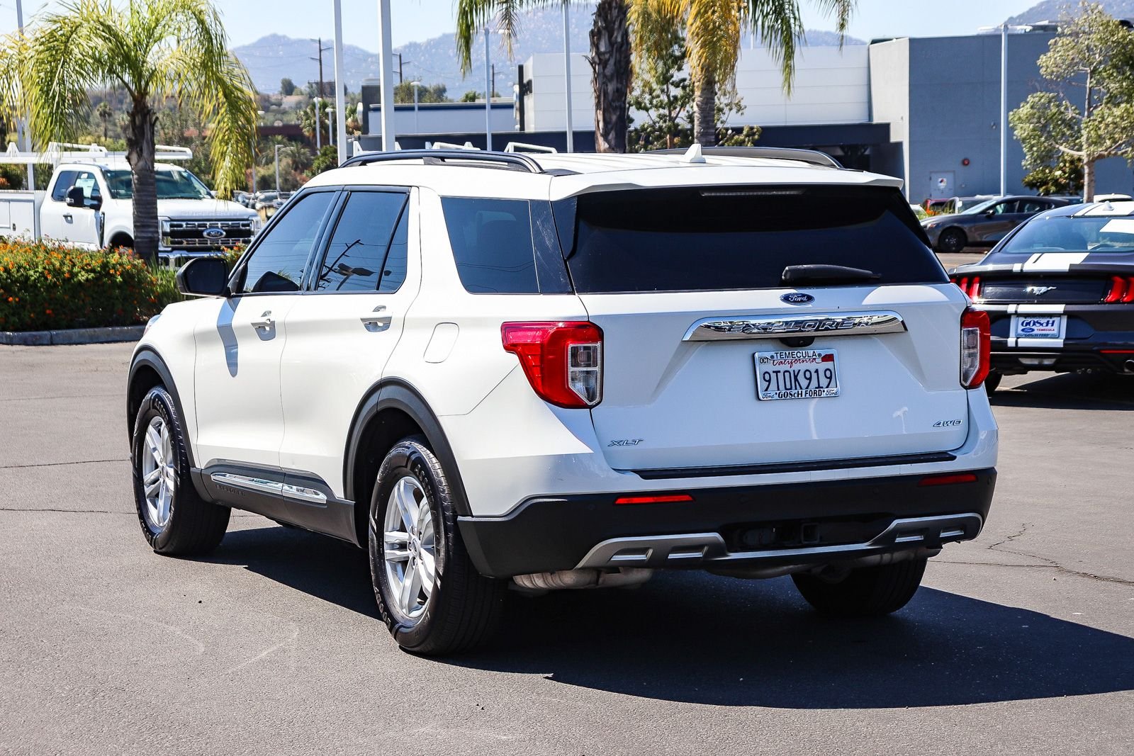 Certified Used 2021 White Metallic Ford XLT image 6