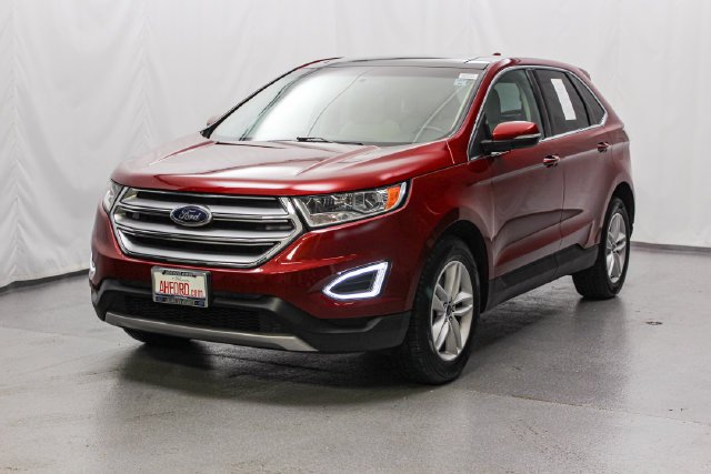 Certified Used 2018 Ruby Red Metallic Ford SEL image 4
