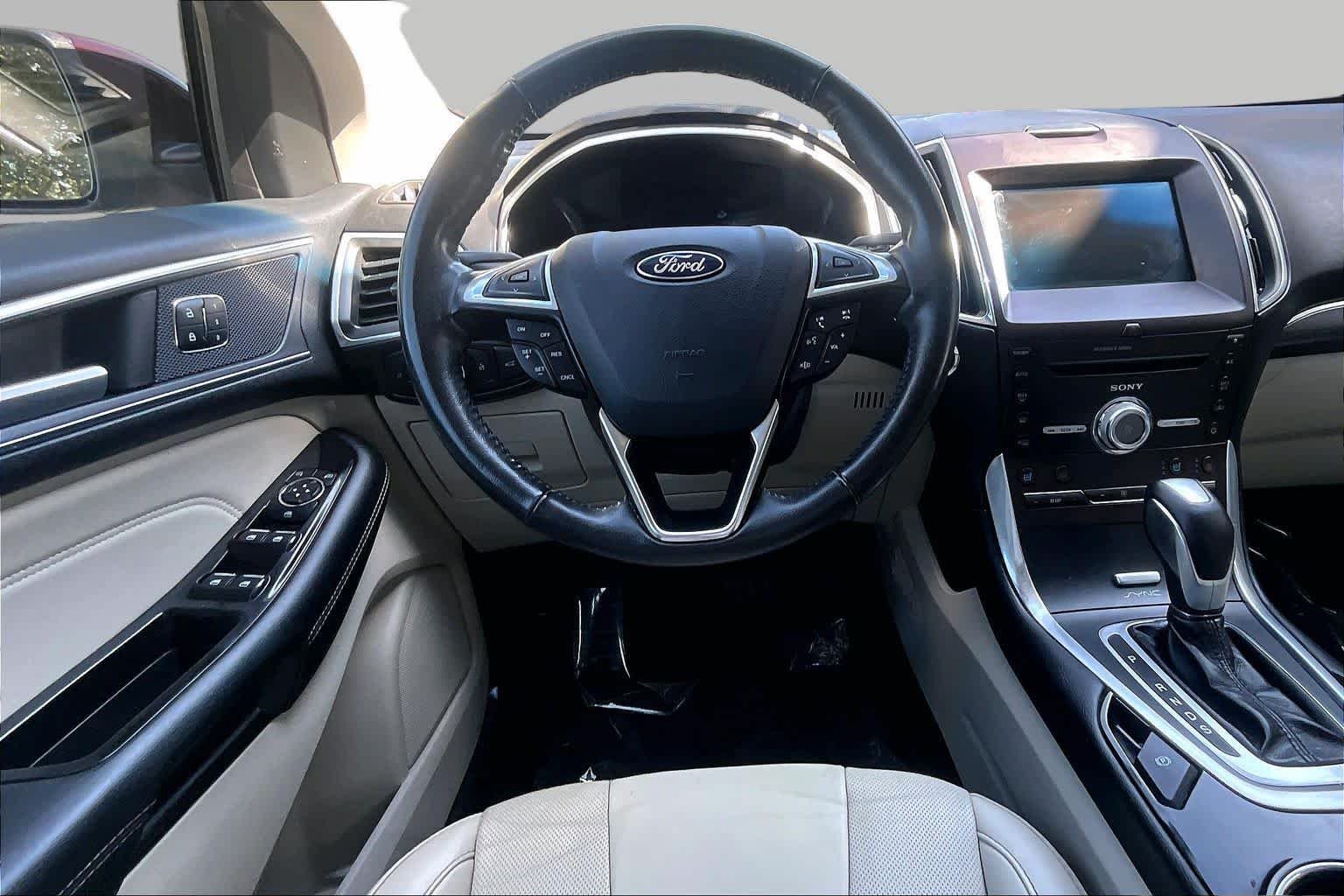 Used 2017 Burgundy Velvet Metallic Tinted Clearcoat Ford Titanium image 6