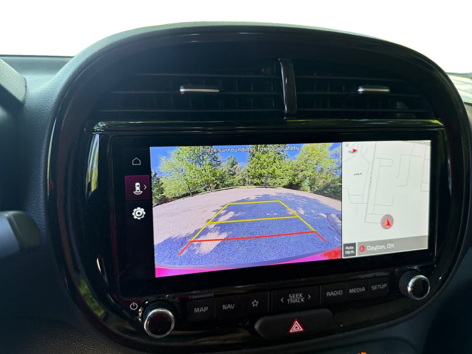 Certified Used 2025 Inferno Red/Black Roof Kia EX image 16