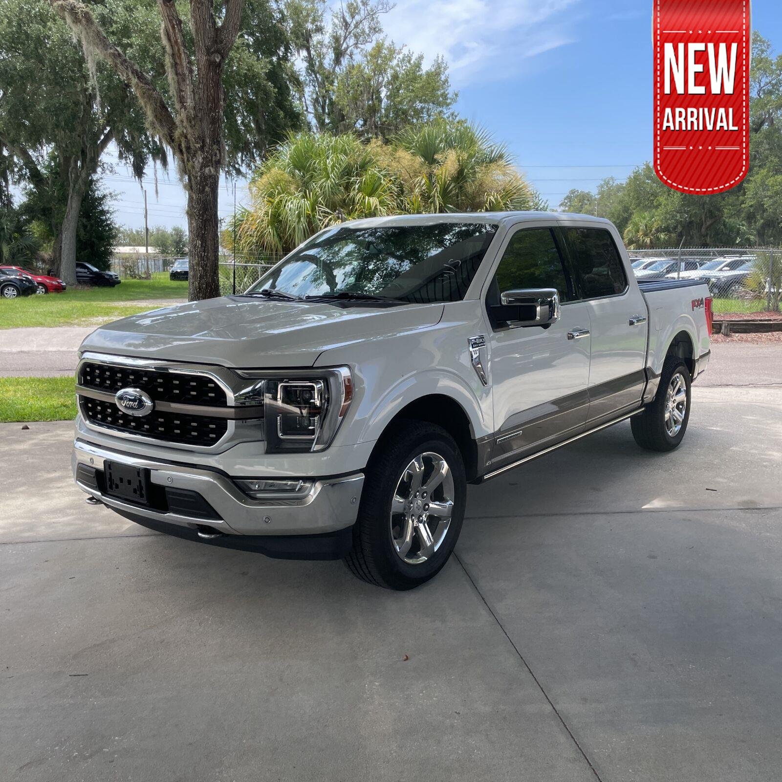 Used 2022 Star White Metallic Tri-Coat Ford King Ranch image 1