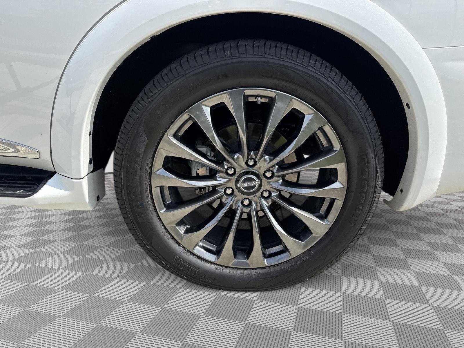 Used 2022 Aspen White TriCoat Pearl Nissan Platinum image 9