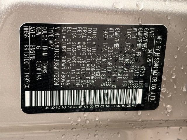Used 2025 Champagne Silver Metallic Nissan SL image 21