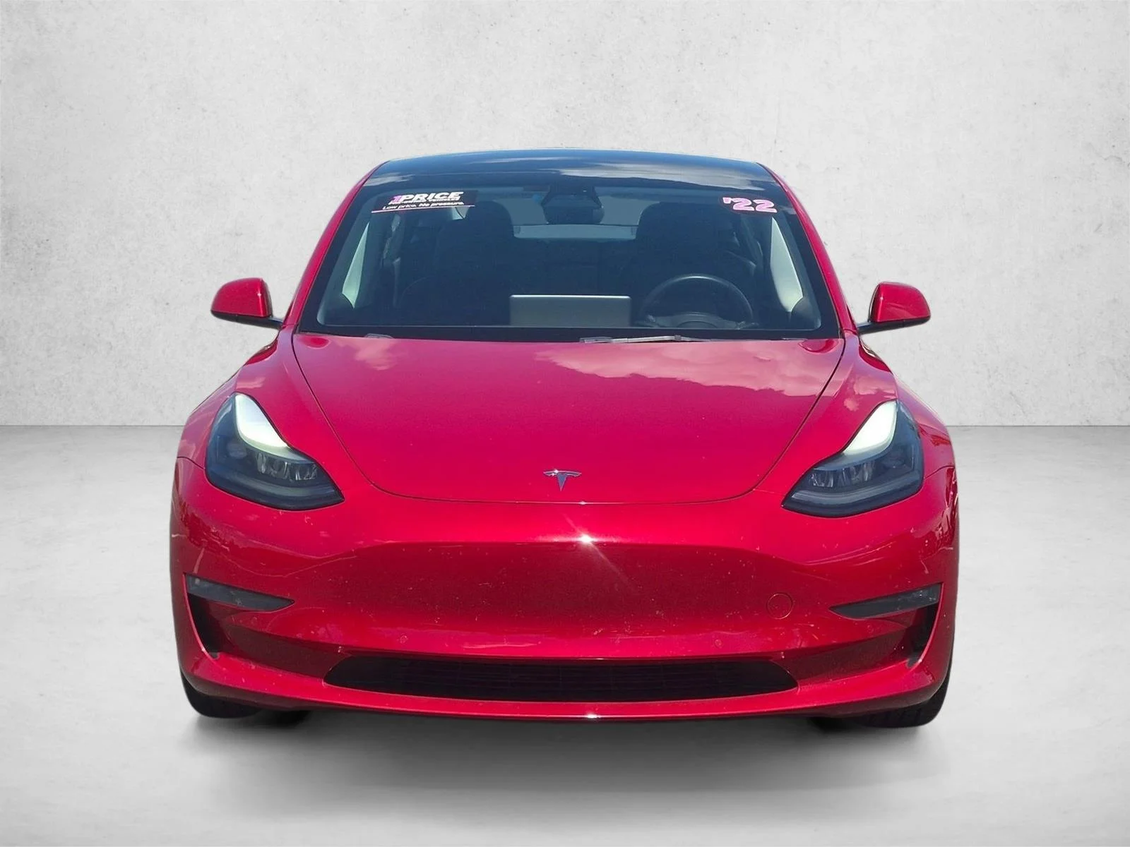 Used 2022 Red Multi-Coat Tesla Long Range image 2