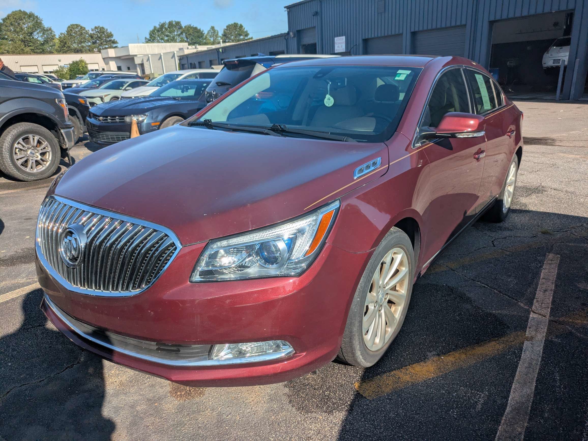 Used 2015 Red Buick Leather Group image 3