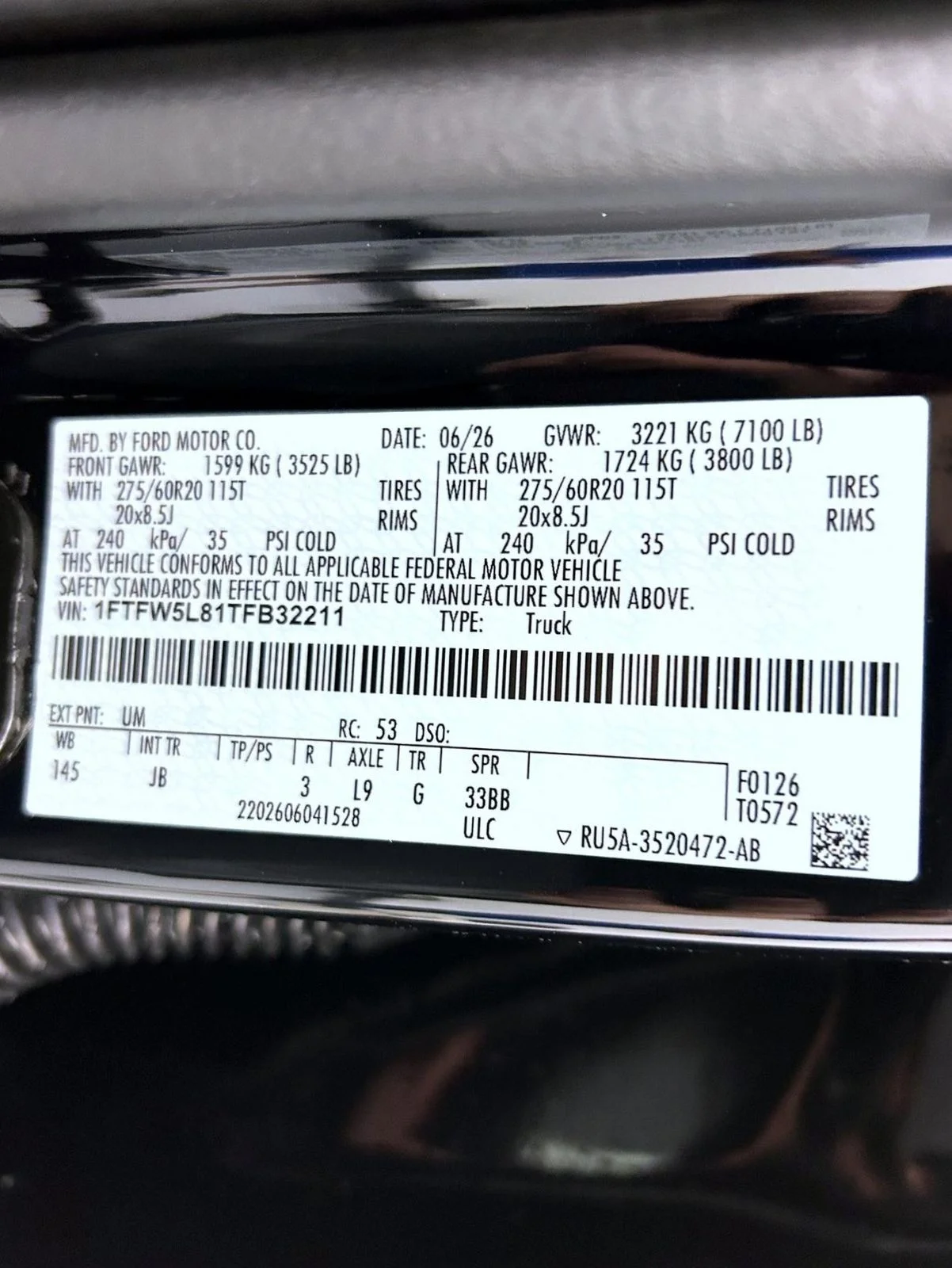 New 2026 Black Ford Lariat image 26