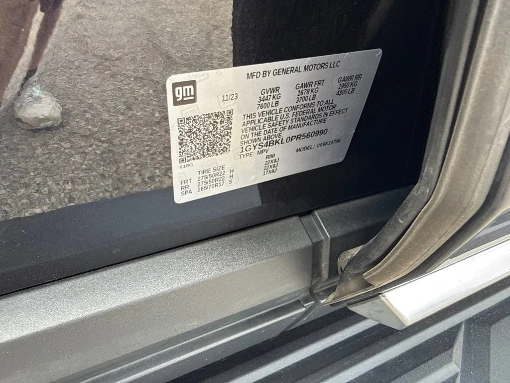 Used 2023 Galactic Gray Metallic Cadillac Premium Luxury image 44