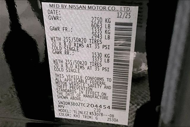 New 2026 Super Black Nissan Platinum image 39