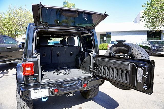 Used 2021 Black Jeep 4-Door Sahara High Altitude 4xe image 17