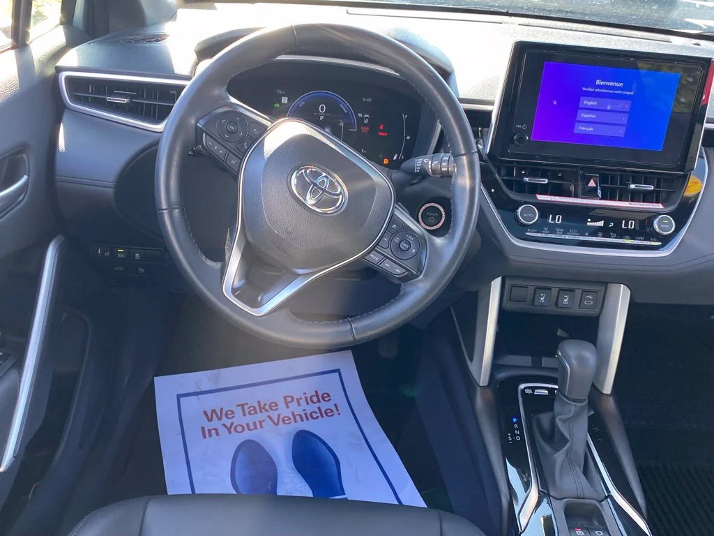 Used 2025 Silver Toyota Hybrid XSE image 9