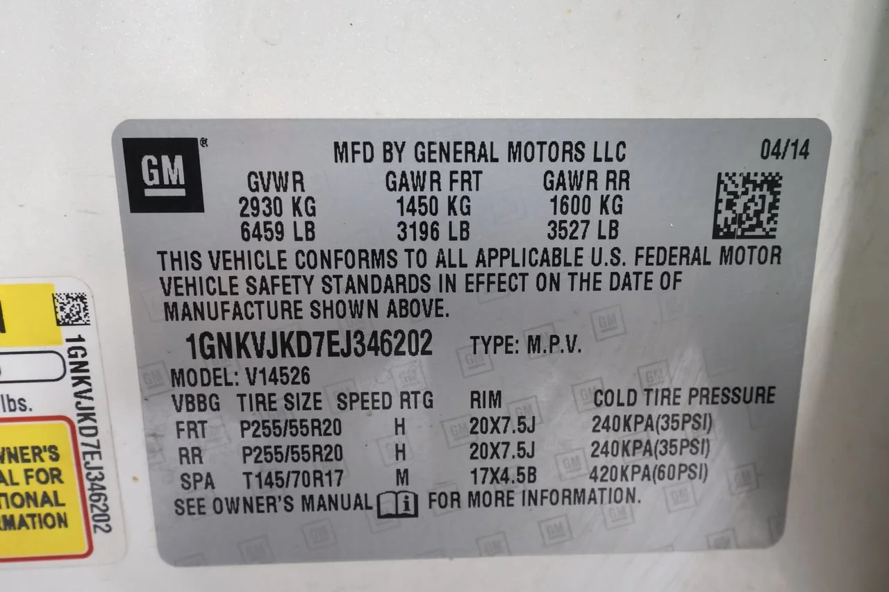Used 2014 White Diamond Tricoat Chevrolet LTZ image 22