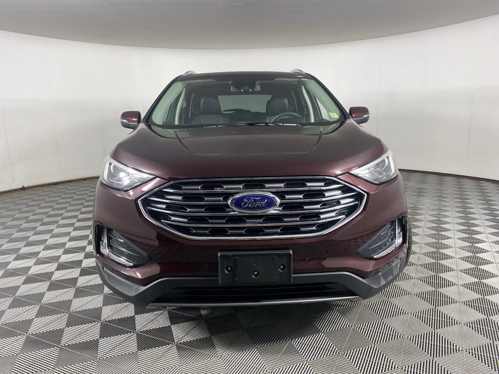 Used 2024 Burgundy Velvet Metallic Tinted Clearcoat Ford Titanium image 12