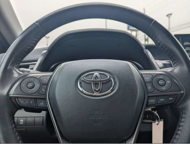 Used 2023 Midnight Black Metallic Toyota SE image 3