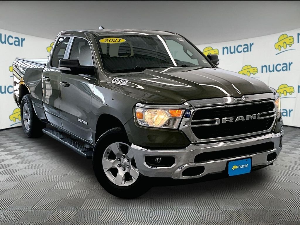 Used 2021 Olive Green Pearlcoat Ram Big Horn/Lone Star image 1