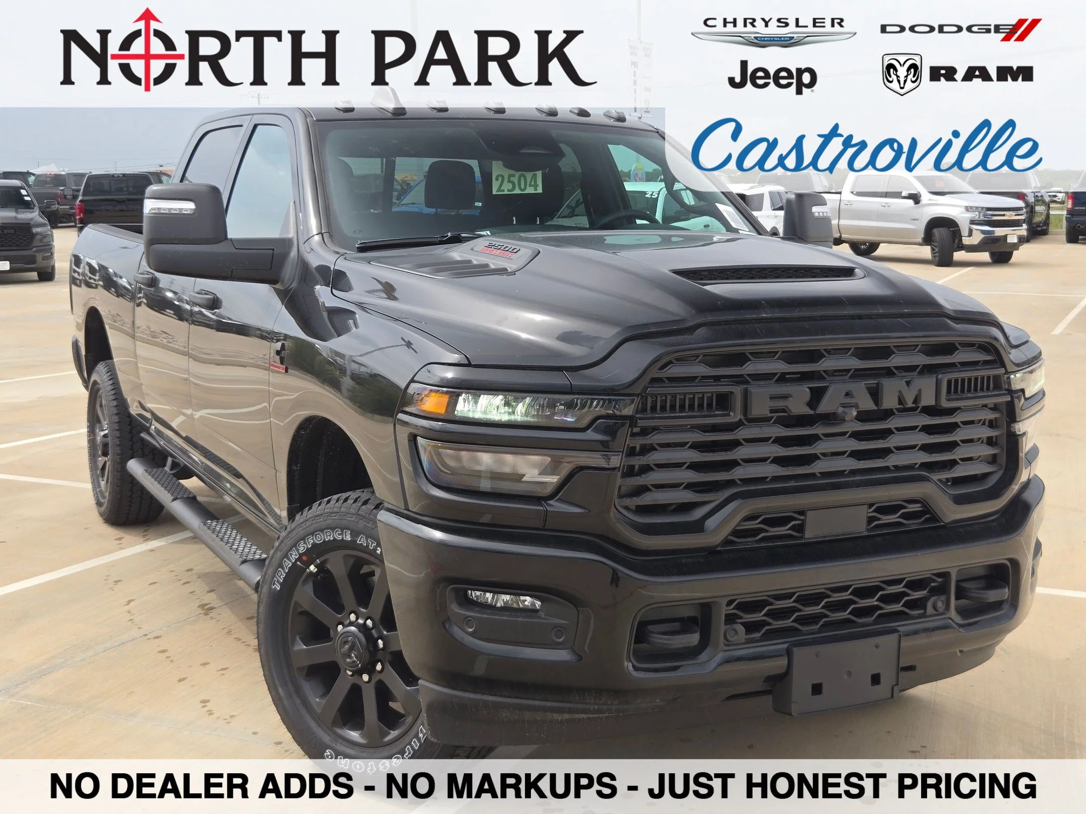 New 2026 Diamond Black Crystal Pearl-Coat Exterior Paint RAM  image 1