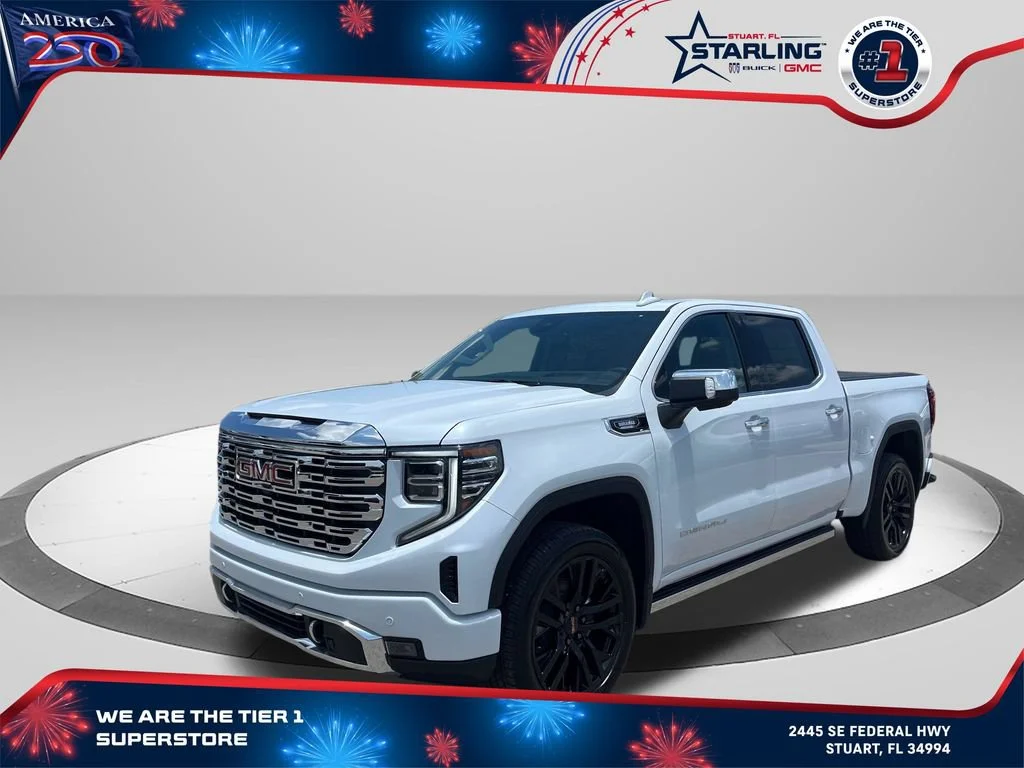 New 2026 Glacier White Tricoat GMC Denali image 1