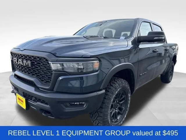 New 2026 Forged Blue Metallic Exterior Paint RAM Rebel image 3