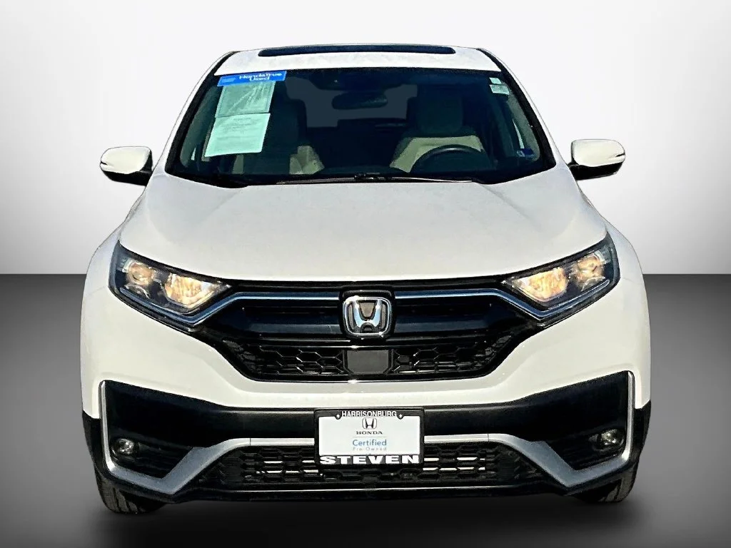 Certified Used 2022 Platinum White Pearl Honda EX image 2