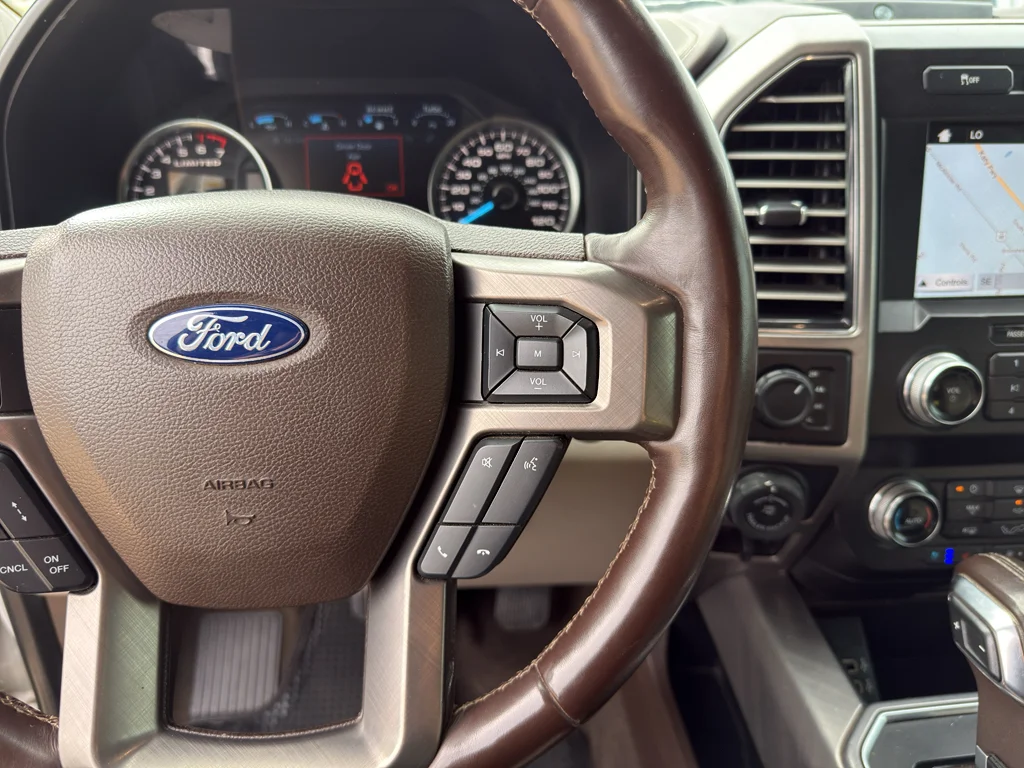 Used 2019 White Platinum Metallic Tri-Coat Ford Limited image 14