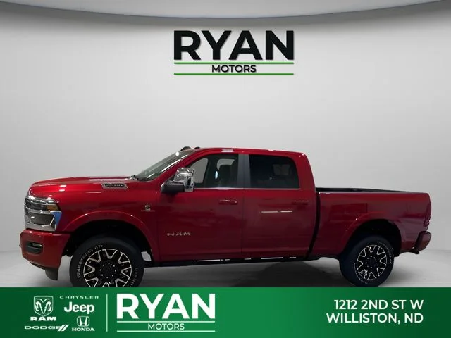 New 2026 Molten Red Pearl-Coat Exterior Paint RAM Limited Longhorn image 6