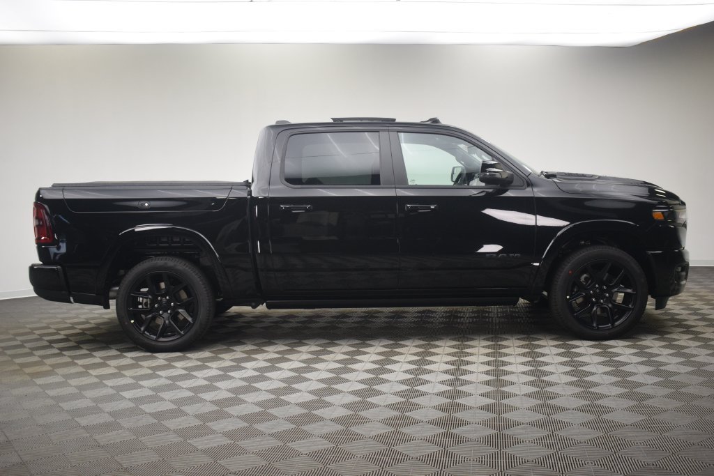 New 2027 Diamond Black Crystal Pearl-Coat Exterior Paint RAM Laramie image 3