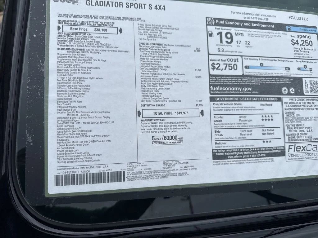 2025 Jeep Gladiator Sport S - Photo 32