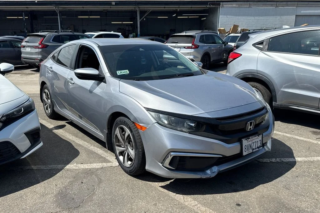 Used 2020 Honda Civic LX with VIN 19XFC2F61LE213785 for sale in Whittier, CA