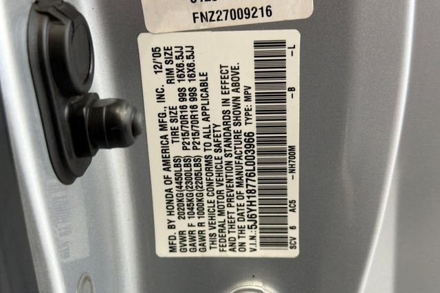 Used 2006 Alabaster Silver Metallic Honda EX-P image 31
