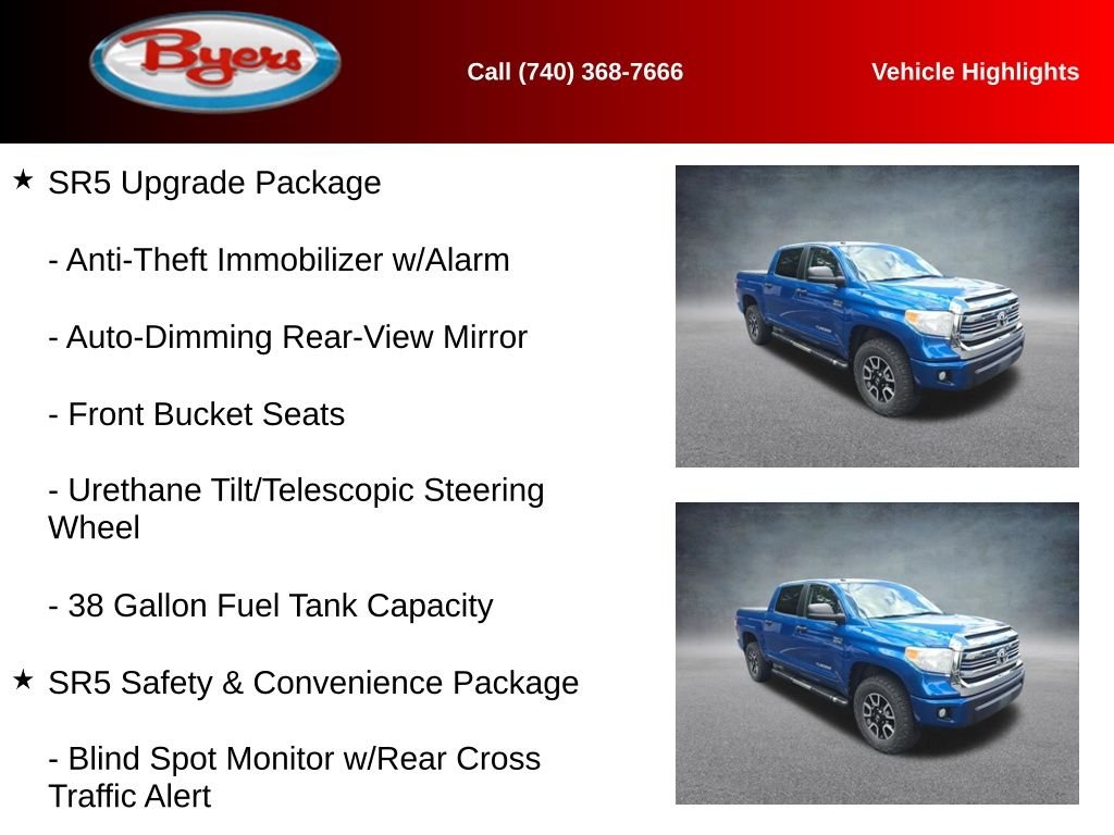 Used 2017 Blazing Blue Toyota SR5 image 13