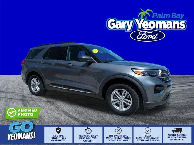 Used 2023 Gray Metallic Ford XLT image 1