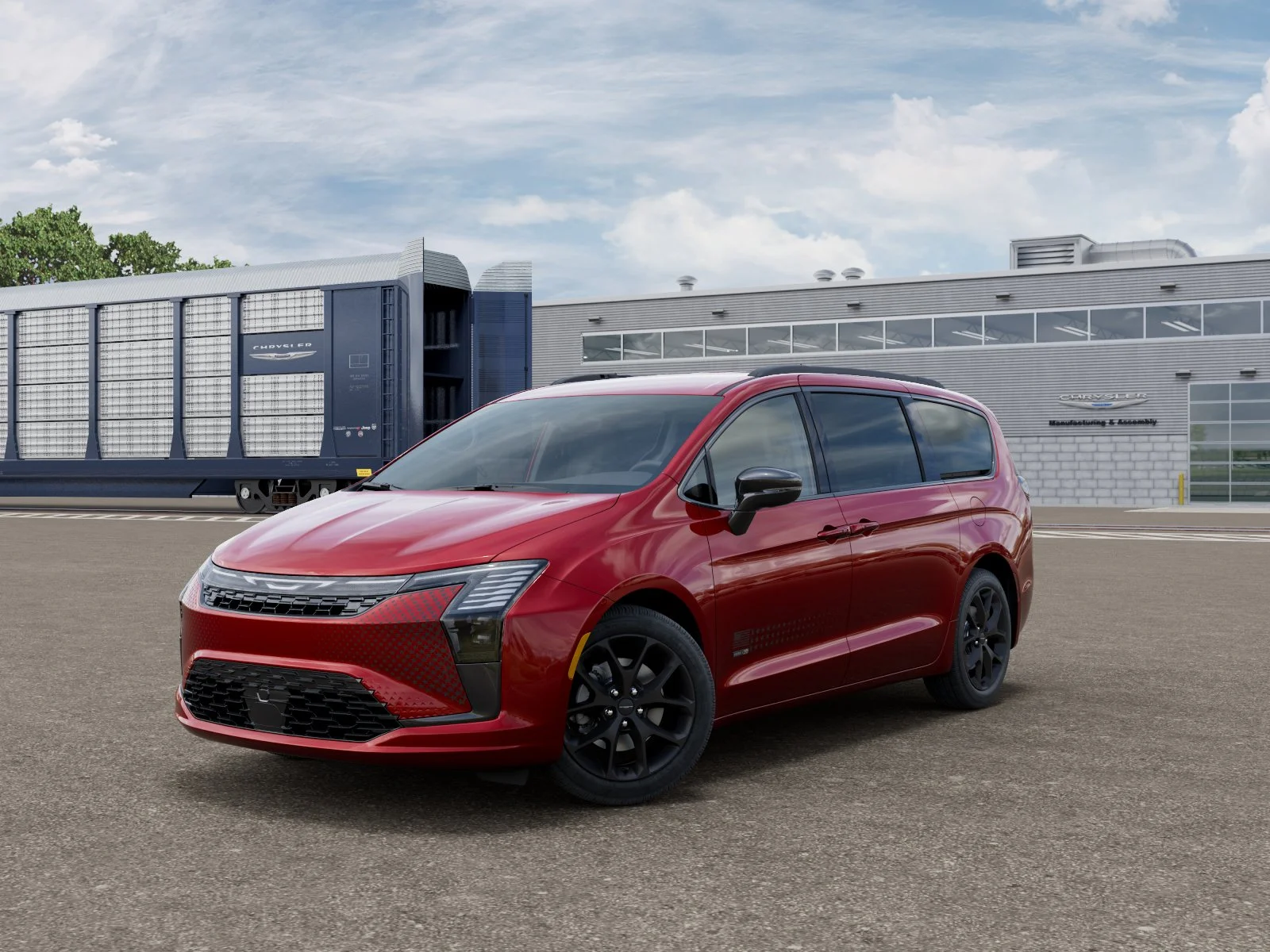 New 2027 Red Hot Pearl-Coat Exterior Paint Chrysler Select image 1