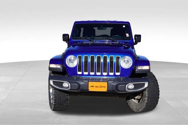 Used 2019 Blue Jeep Unlimited Sahara image 12