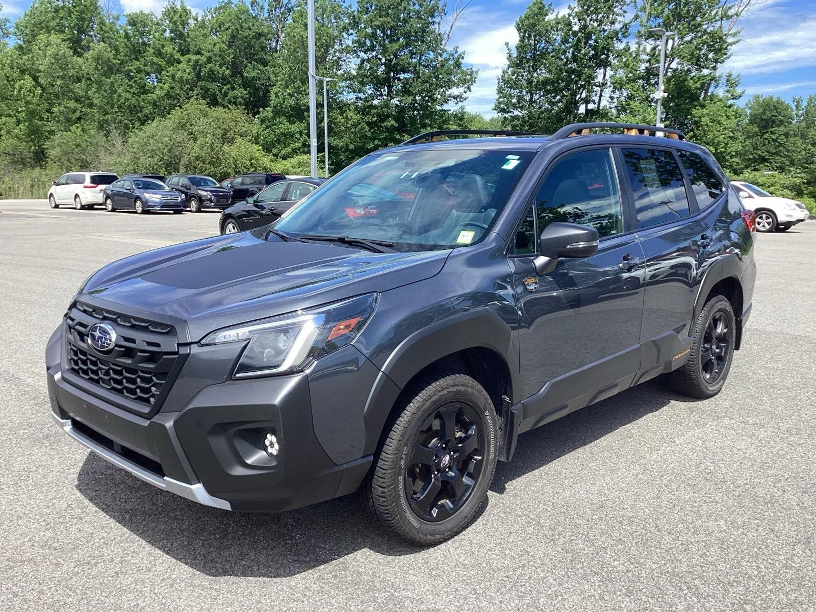 Used 2024 Magnetite Gray Metallic Subaru Wilderness image 3
