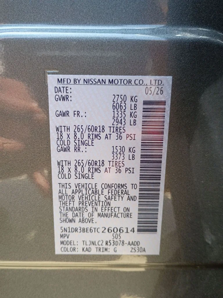 New 2026 Gun Metallic Nissan Rock Creek® image 31