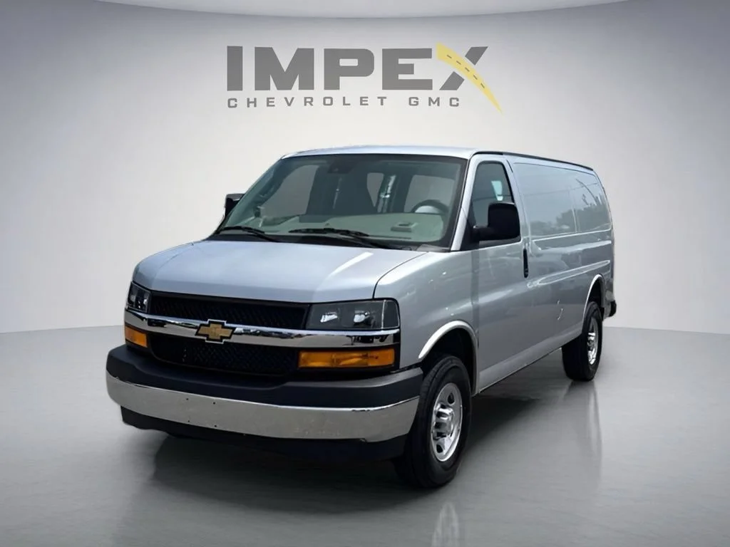 Silver Ice Metallic 2026 Chevrolet Express Cargo Van Rear-Wheel Drive