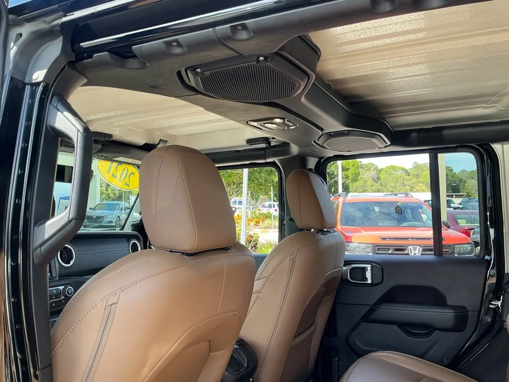Used 2021 Black Jeep Unlimited Sahara 4xe image 26
