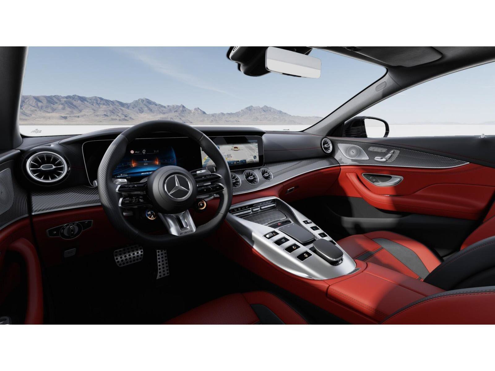 New 2026 Obsidian Black Metallic Mercedes-Benz AMG® GT 53 4-Door Coupe image 4