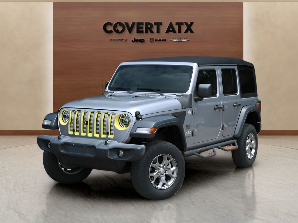 Used 2020 Silver Jeep Unlimited Sport image 1