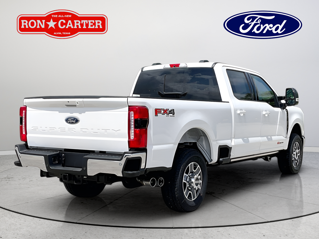 New 2026 Star White Metallic Tri-Coat Ford Lariat image 5