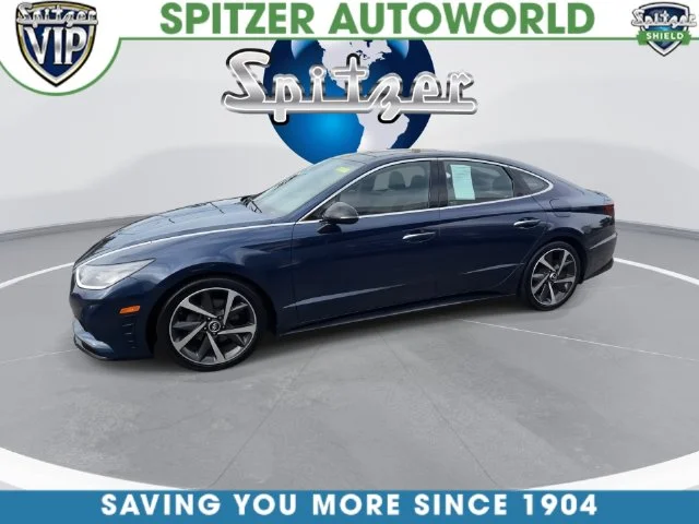 Used 2021 Blue Hyundai SEL Plus image 4